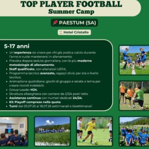 Top Player Football | Summer soccer camp a Paestum (SA)