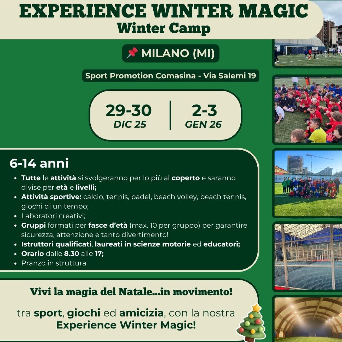 Experience Winter Magic | Day camp multisport a Milano