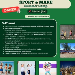 Sport & Mare 2026 | Camp estivo di danza a Rimini